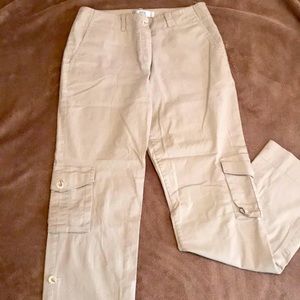 Thin cool summer cargo pants, size 6